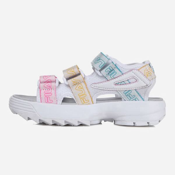 Fila Ss Disruptor Sd Pipey Kd Boy's Sandals - White,NZ 926-40159